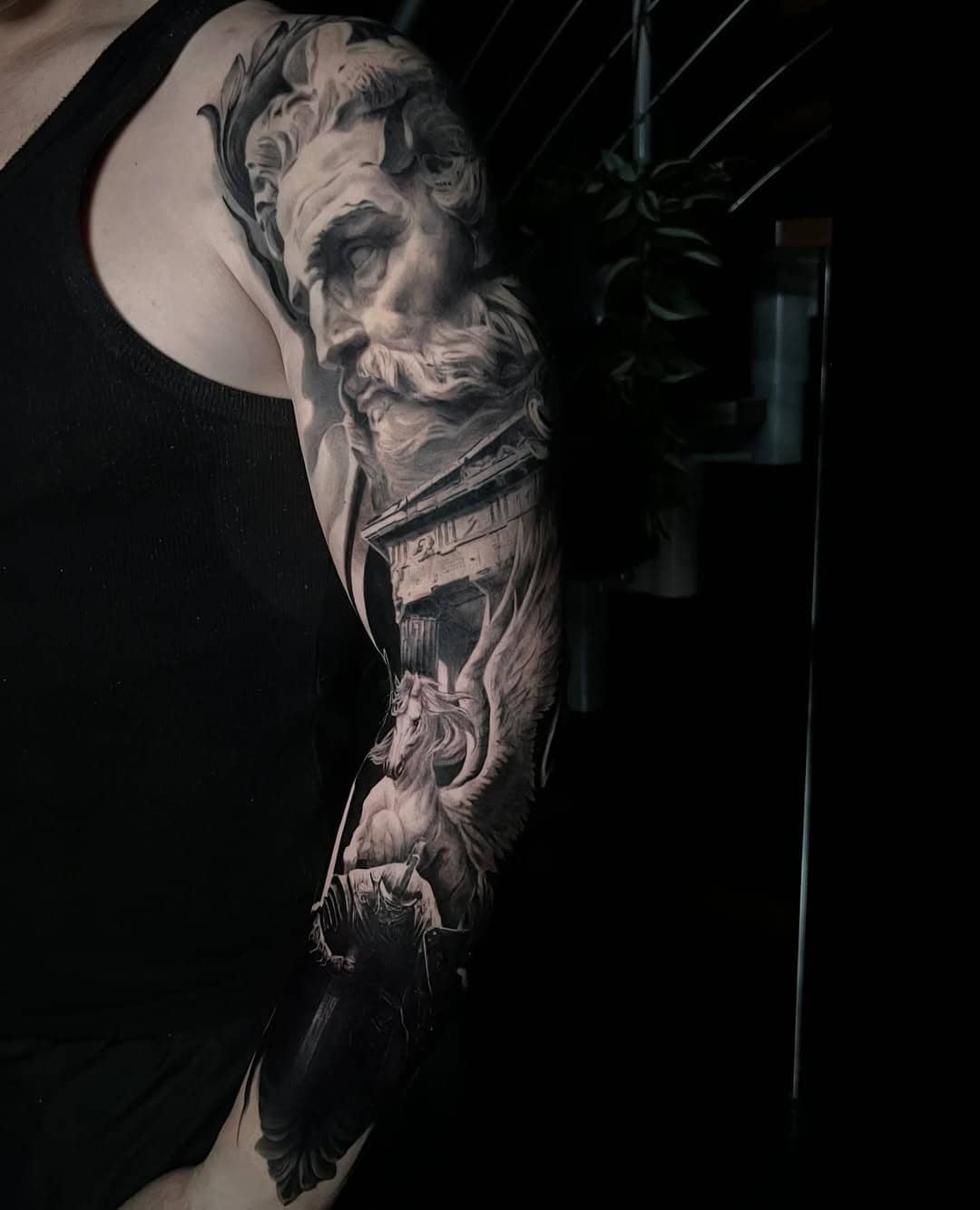 tatuaz relistyczny w trójmiescie zrobiony jako rekaw