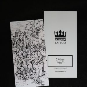 tatuaż rycina voucher do sztormu