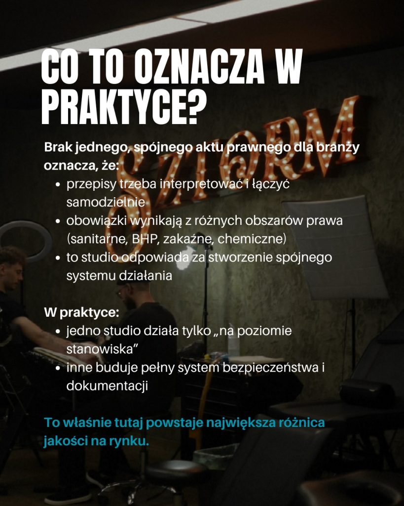 inspekcja sanepidu w salonie tatuażu – certyfikowane procedury dezynfekcji