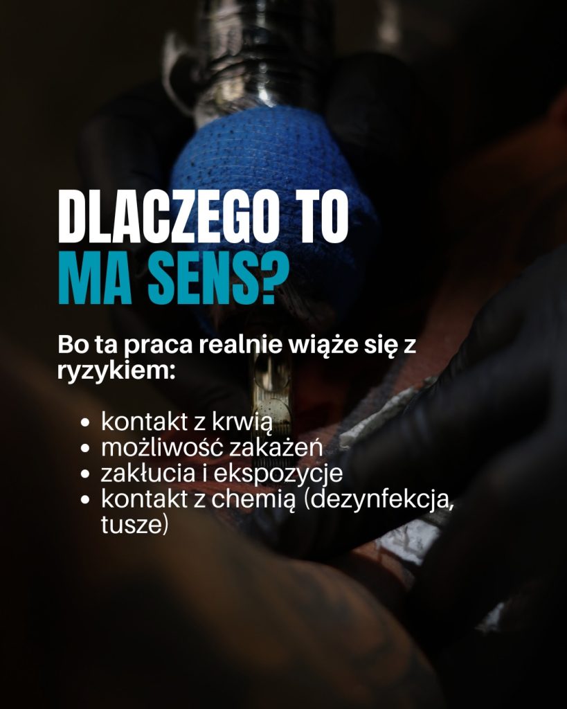 tatuaż w bezpiecznym studiu pod nadzorem sanepidu – sterylne narzędzia i czyste stanowisko