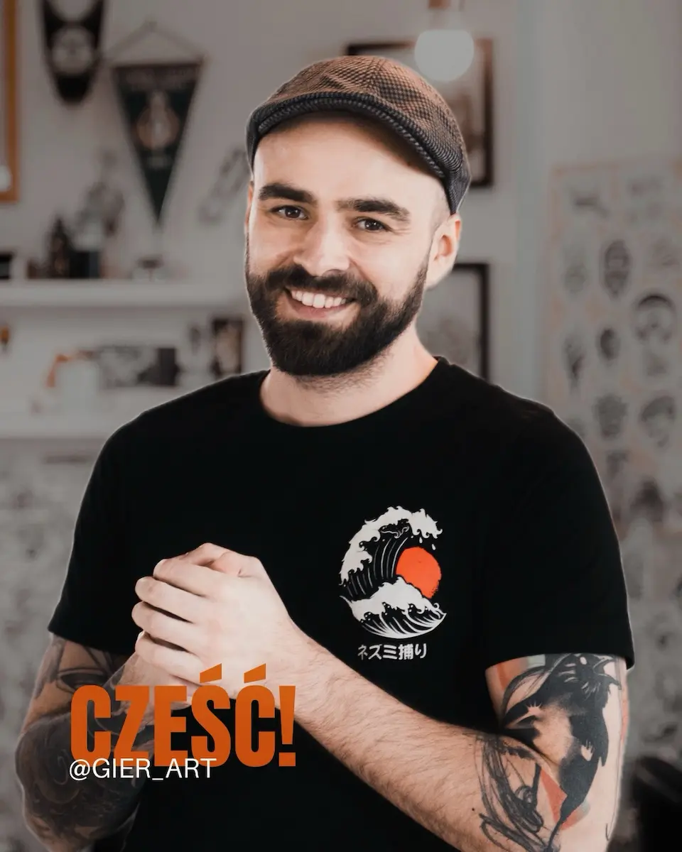 Grzesiek Gier Art – tatuator w Sztorm Tattoo Gdańsk